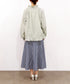 【予約】pleats sheer dolman blouson