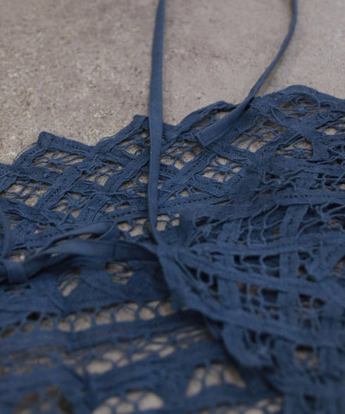 batten lace camisole