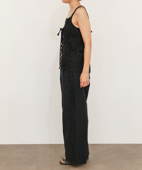 batten lace camisole