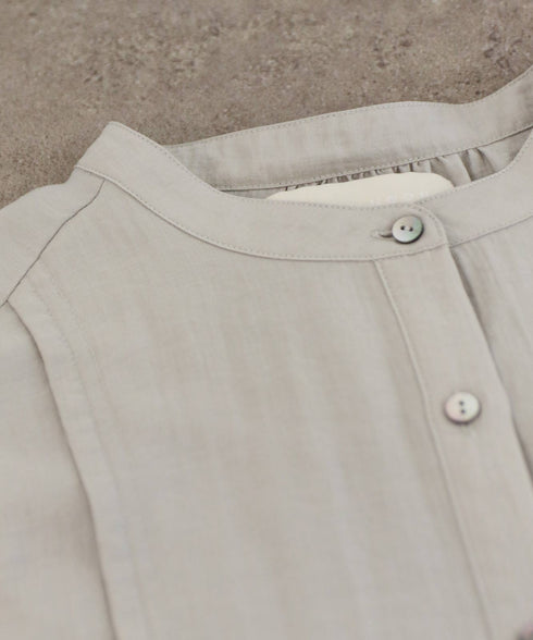 bosom tunic sheer shirt