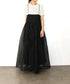 sheer starched cotton 2way cami skirt