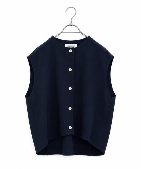 <8/28発売>【SOI-MeME】viscose knit vest