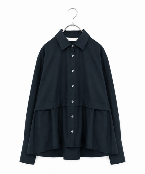 <9/4発売>tuck flare shirt