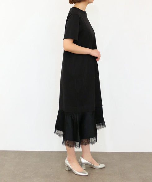 eyelash lace hem cut-one-piece