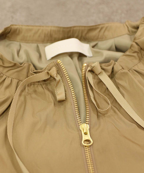 【先行予約10%】2way length taffeta blouson