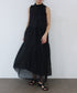 【再入荷】sheer starched cotton gather dress