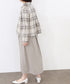 【SOI-MeME】check lame jacquard jacket
