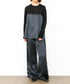 【SOI-MeME】eyelash lace satin camisole
