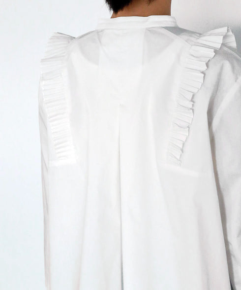 【SOI-MeME】tuck pleats jabot blouse