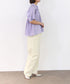 sheer raffle pintuck blouse