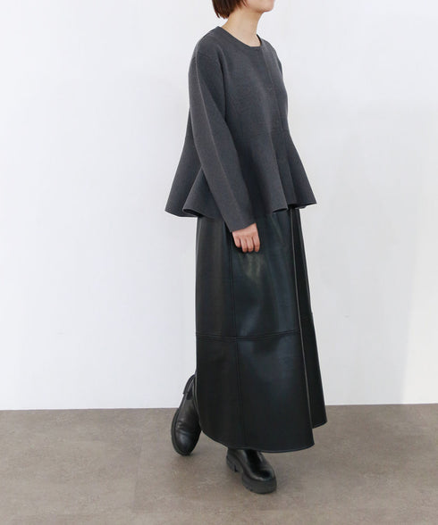 milanorib peplum jacket