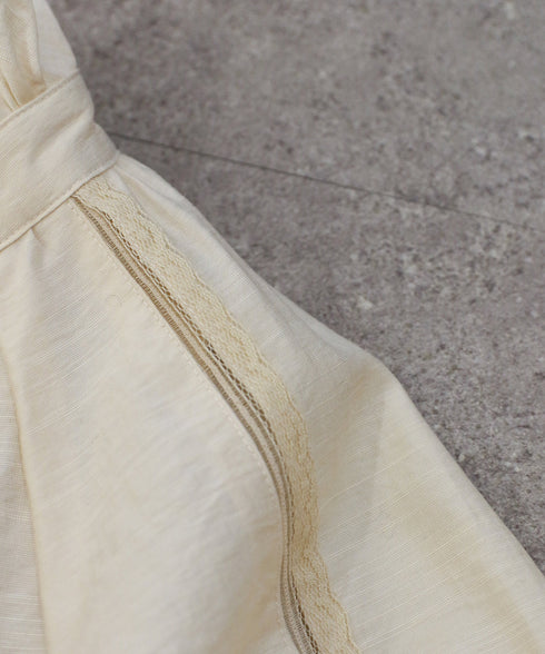 sheer jabot lace dress