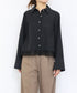 <9/4発売>pearl hem lace flare shirt