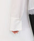 <9/4発売>pearl hem lace flare shirt