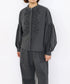 10/16発売予定【SOI-MeME】diamond tuck embroidery modern blouse