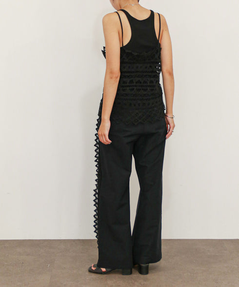 batten lace camisole