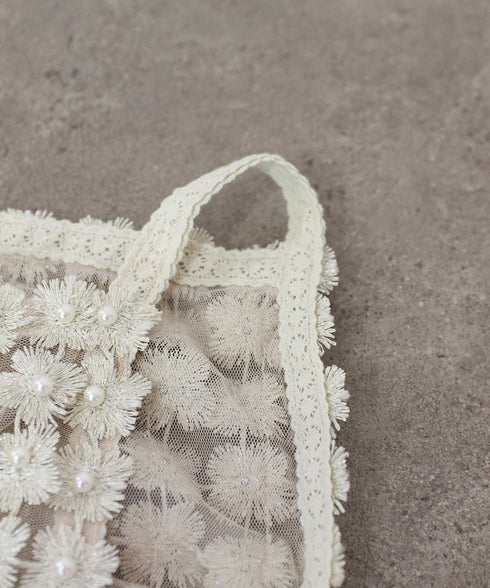 【SOI-MeME】pearl lame lace cami-bolero