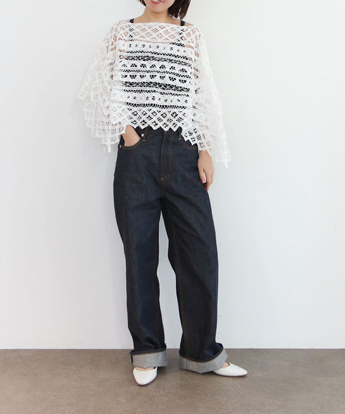 【SOI-MeME】batten lace 3way vest