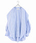 【SOI-MeME】stripe embroidery tie blouse