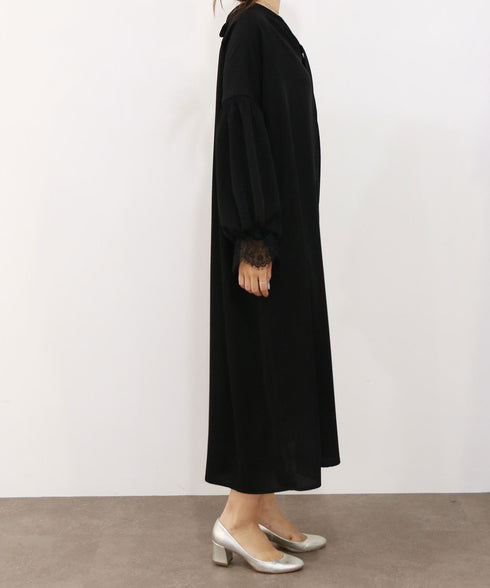 2way shirring gather tie dress