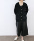【SOI-MeME】sheer fringe high gauge cardigan