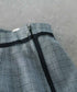 【再入荷】glen check box tuck skirt