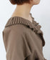 pleats jabot blouse