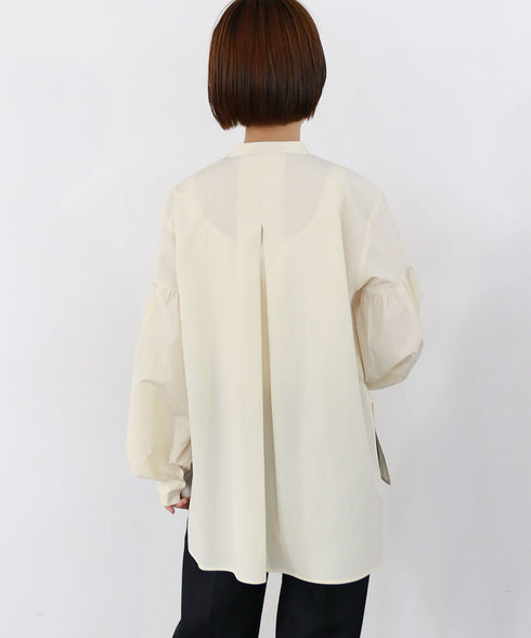 【再入荷】modern tuck frill blouse
