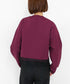 10/16発売予定 polyester milano rib scallop-lace hem cardigan
