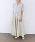 cotton nylon lace color knit cardigan