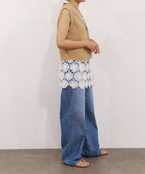 2way crochet knit camisole