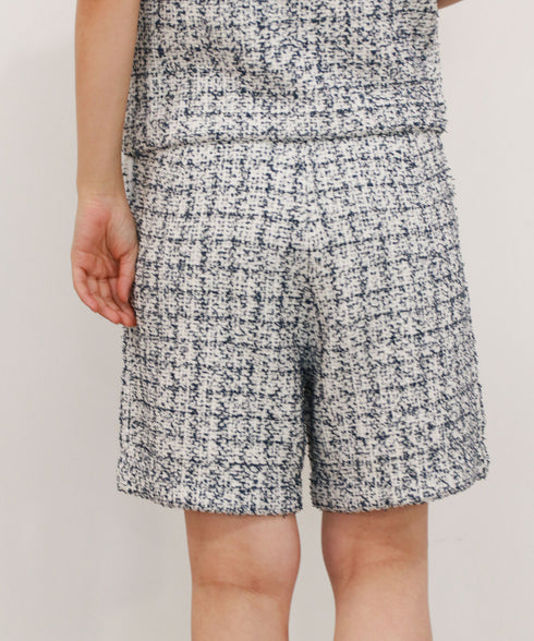 【予約】tweed knit short pants