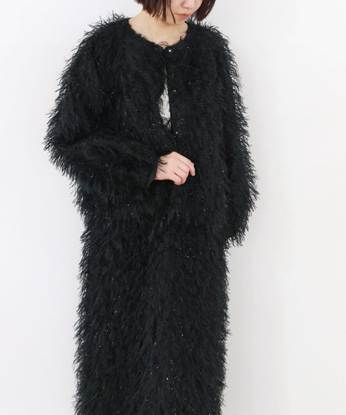 【SOI-MeME】sheer fringe jacket