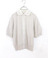 cotton nylon lace color knit cardigan