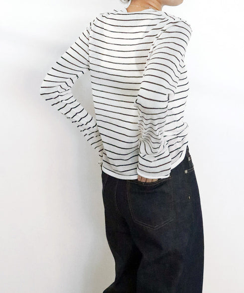 14G sheer paper knit