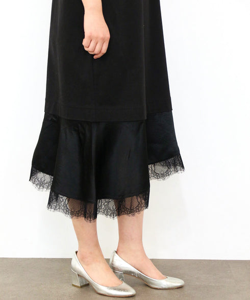 eyelash lace hem cut-one-piece