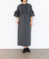 10/16発売予定【SOI-MeME】diamond tuck embroidery modern dress