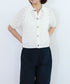 crochet polo knit cardigan