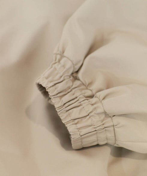 pleats twill blouson