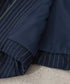 warm pinstripe blouson