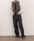 【予約】tweed knit fringe vest