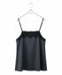 【SOI-MeME】eyelash lace satin camisole