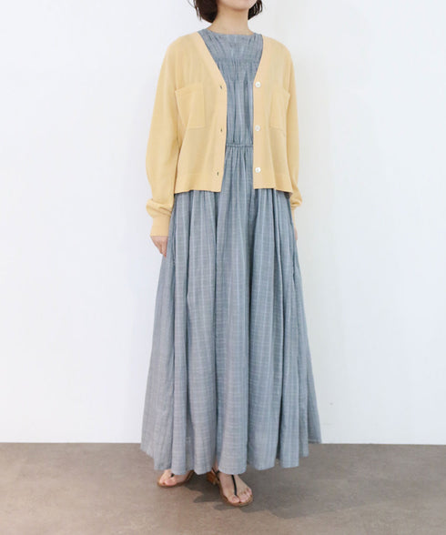 16G paper knit cocoon sleeve cardigan
