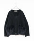 shaggy pocket milano rib jacket