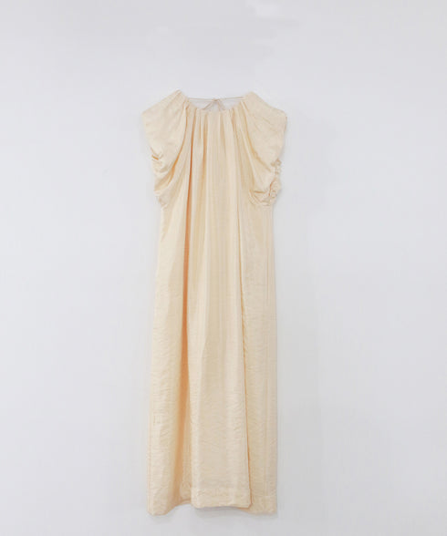 viscose satin balloon dress