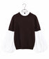 【先行予約1000ポイントプレゼント】14G wool 2way sleeve top