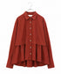 <9/4発売>tuck flare shirt