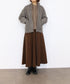 eco-suede circular skirt