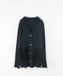 【SOI-MeME】sheer fringe high gauge cardigan