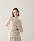 【SOI-MeME】pearl lame lace cami-bolero